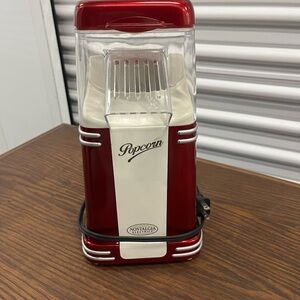Nostalgia Red and Cream Popcorn Maker